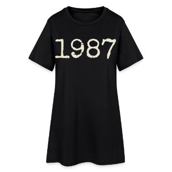 1987 Birthday Gift - Awesome since 1987 - Women’s T-Shirt Dress - black - Front