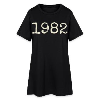 Cadeau Anniversaire 1982 - Génial depuis 1982 - Robe T-shirt Femme - noir - Devant