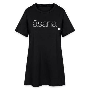 myZEN asana - Robe T-shirt Femme - noir - Devant