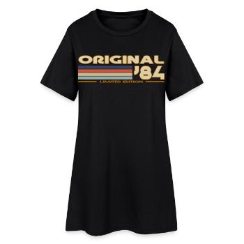 1984 - Frauen T-Shirt-Kleid - Schwarz - Vorne