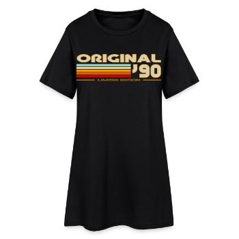 1990 - Robe T-shirt Femme - noir - Devant