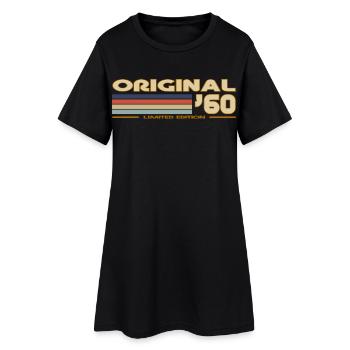 1960 - Robe T-shirt Femme - noir - Devant