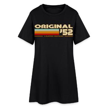 1952 - Robe T-shirt Femme - noir - Devant