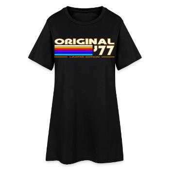 Original 77 Arcenciel Retro - Robe T-shirt Femme - noir - Devant