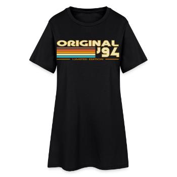 1994 - Frauen T-Shirt-Kleid - Schwarz - Vorne
