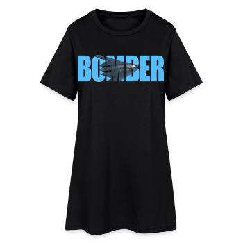 bombardier B-2 Spirit - Robe T-shirt Femme - noir - Devant