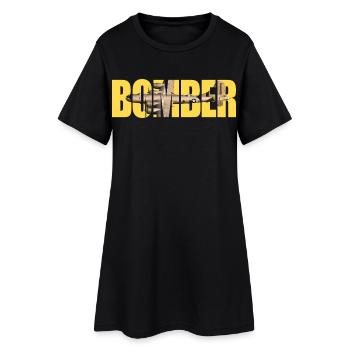B-29 Superfortress - Robe T-shirt Femme - noir - Devant