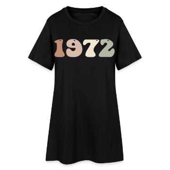 1972 - Robe T-shirt Femme - noir - Devant