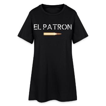 El Patron – The Top G Look - Women’s T-Shirt Dress - black - Front