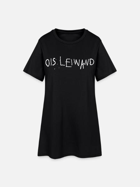 ois leiwand wien dialekt wienerisch - Frauen T-Shirt-Kleid - Schwarz