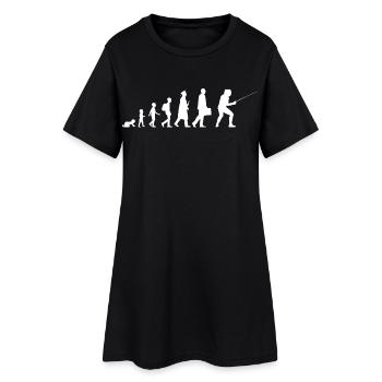 Child to fencer - Women’s T-Shirt Dress - black - Front