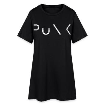 Punk Dessin Minimaliste pour concert et festival - Robe T-shirt Femme - noir - Devant