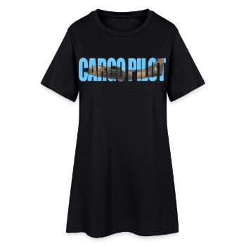 Pilote cargo C-123 - Robe T-shirt Femme - noir - Devant