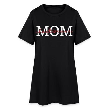 MAMAN, meilleure maman de tous les temps - Robe T-shirt Femme - noir - Devant