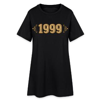 Légende depuis 1999 rétro 1999 - Robe T-shirt Femme - noir - Devant