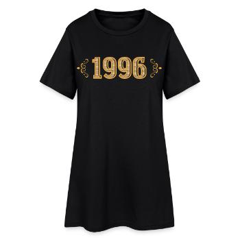 Légende depuis 1996 rétro 1996 - Robe T-shirt Femme - noir - Devant