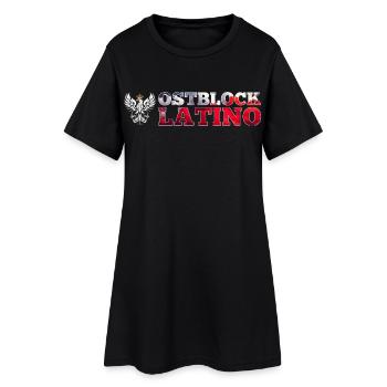 Ostblock Latino Pole Polen weißer Adler Geschenk - Frauen T-Shirt-Kleid - Schwarz - Vorne