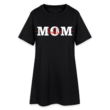 Mom Hustle Shirt – Busy Mom Life - Frauen T-Shirt-Kleid - Schwarz - Vorne