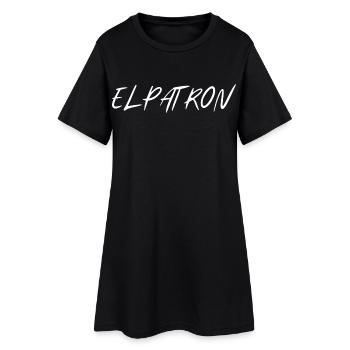 El Patron – Le look du chef - Robe T-shirt Femme - noir - Devant