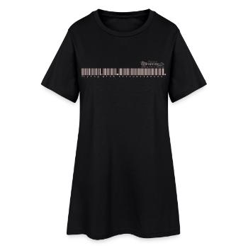 Flying ᴗ̈ with circumstances - Women’s T-Shirt Dress - black - Front