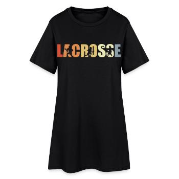 Lacrosse Vintage Look - Robe T-shirt Femme - noir - Devant