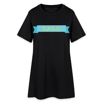 Bébé - Robe T-shirt Femme - noir - Devant