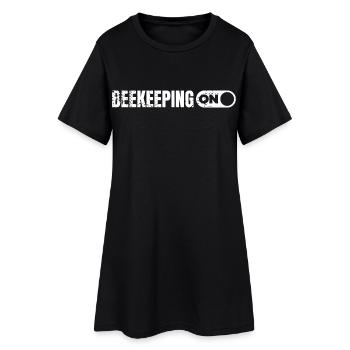 Being a beekeeper - Women’s T-Shirt Dress - black - Front