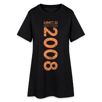 Édition limitée cadeau pour le 18e anniversaire 2008 - Robe T-shirt Femme - noir - Devant