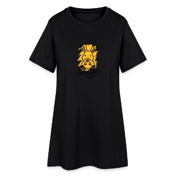 schnuff! - Robe T-shirt Femme - noir - Devant