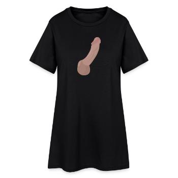 K-18 print - Women’s T-Shirt Dress - black - Front