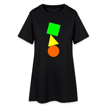 Simple Balance - Women’s T-Shirt Dress - black - Front
