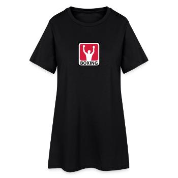 Boxing - Robe T-shirt Femme - noir - Devant