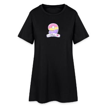 Birthday 9 Pastel personnalisable - Robe T-shirt Femme - noir - Devant