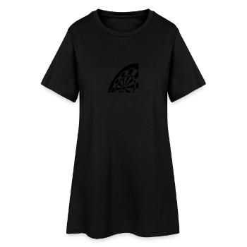 Darts - Robe T-shirt Femme - noir - Devant