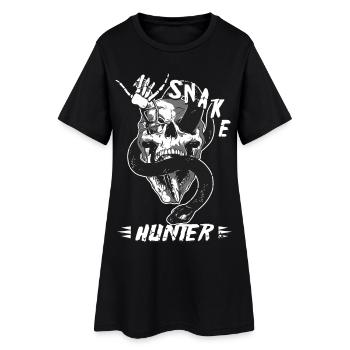 Chasseur de serpents - Robe T-shirt Femme - noir - Devant