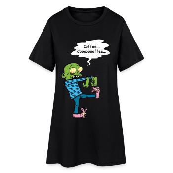 Need a coffee - Women’s T-Shirt Dress - black - Front