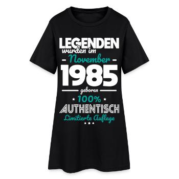 40e anniversaire - Les légendes ont été créées en novembre 1985 - Robe T-shirt Femme - noir - Devant