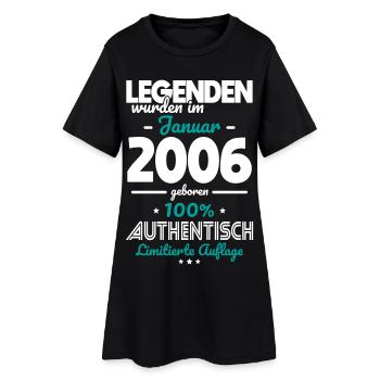 20e anniversaire - Les légendes ont été créées en janvier 2006 - Robe T-shirt Femme - noir - Devant