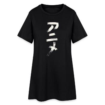 Anime - En japonais - Robe T-shirt Femme - noir - Devant