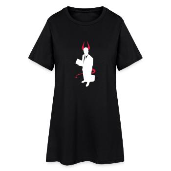 Business Devil - Women’s T-Shirt Dress - black - Front
