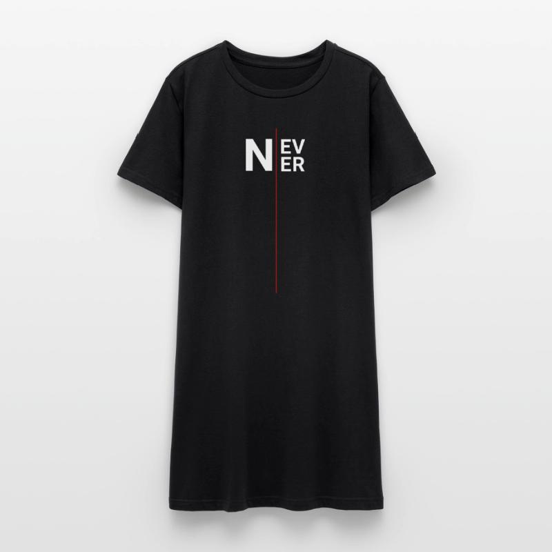Null Bock, Never oder Ever? Kein Bock? Frauen T-Shirt-Kleid