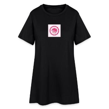 Saïd Nezlaoui - Robe T-shirt Femme - noir - Devant