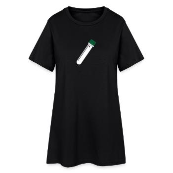 PETling 2farbig - geocaching Container - Frauen T-Shirt-Kleid - Schwarz - Vorne