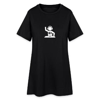 DJ - Robe T-shirt Femme - noir - Devant