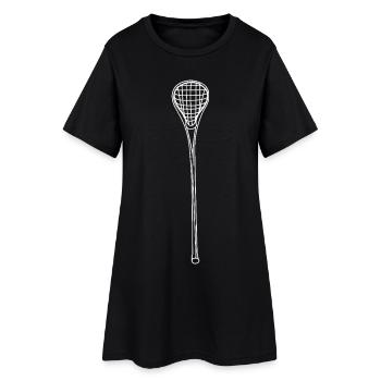 Bâtons de crosse - Robe T-shirt Femme - noir - Devant