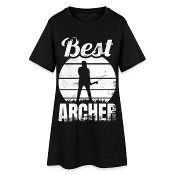 Meilleur archer - Robe T-shirt Femme - noir - Devant