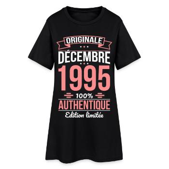 30th Anniversary - Original - Dezember 1995 - Frauen T-Shirt-Kleid - Schwarz - Vorne