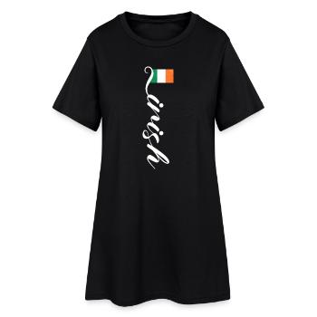 Irlande - Robe T-shirt Femme - noir - Devant
