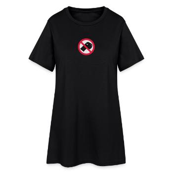 Anti-arbitre - Robe T-shirt Femme - noir - Devant