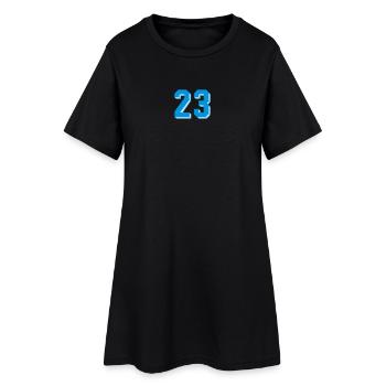 dreiundzwanzig - Women’s T-Shirt Dress - black - Front